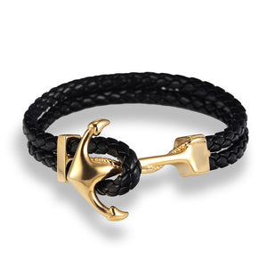 Gold Anchor Bracelet