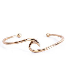 Wave Bangle Bracelet